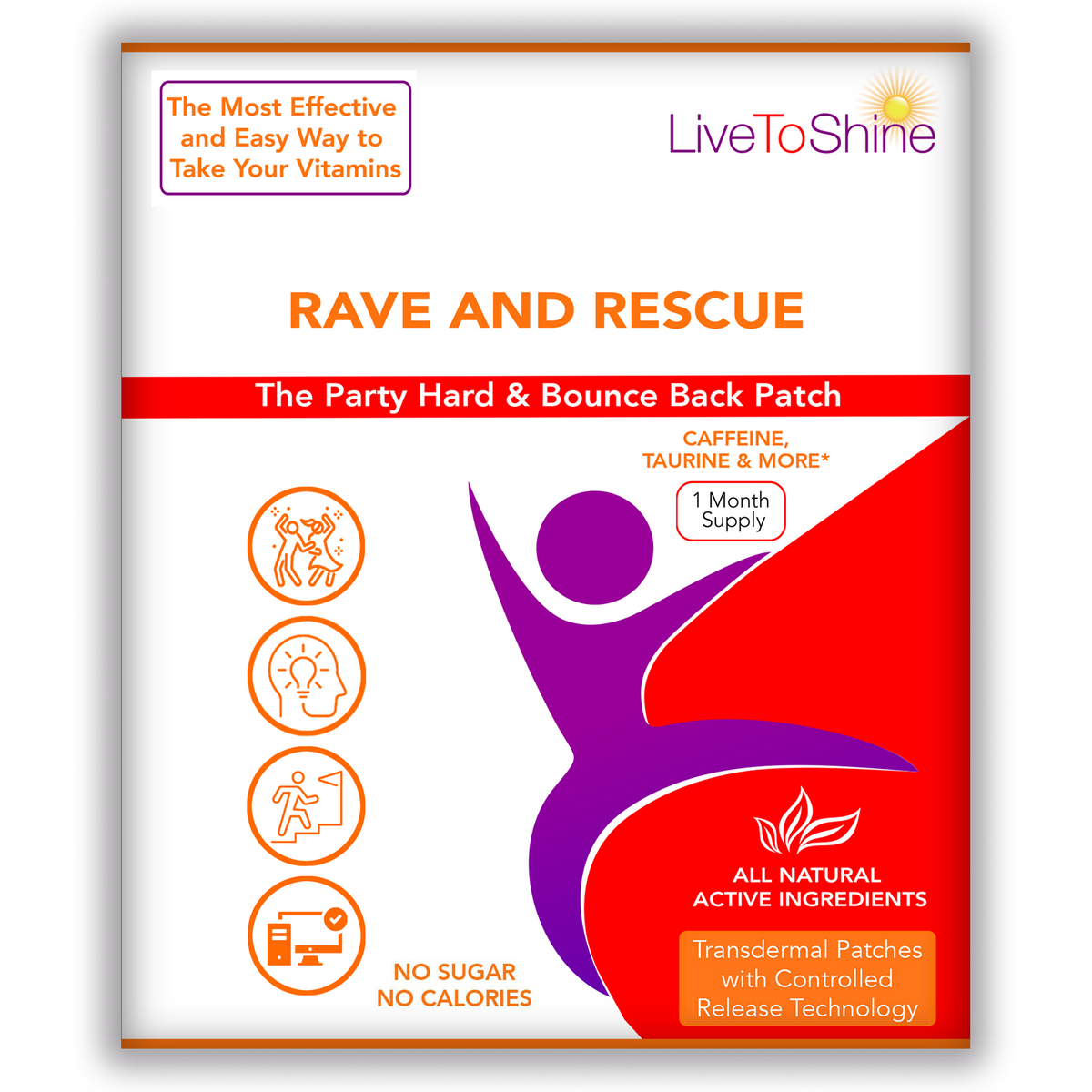 The Rave and Rescue Hangover Patch - LiveToShine