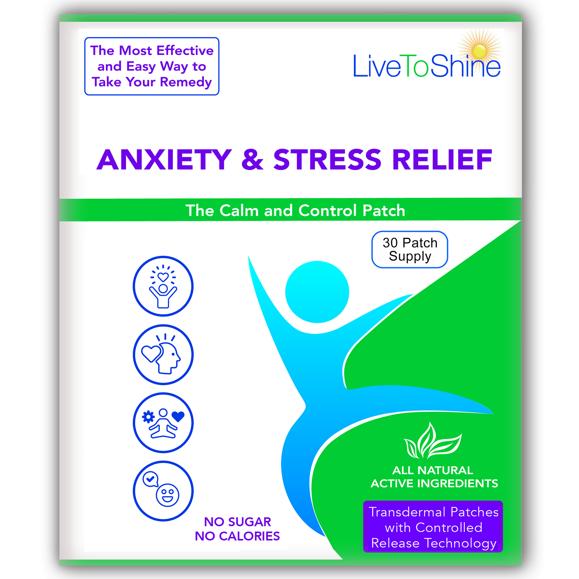 Anxiety and Stress Relief Patch